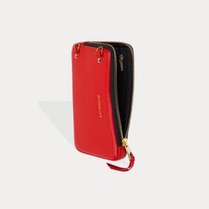 Bandolier Red Crossbody Expanded Pouch